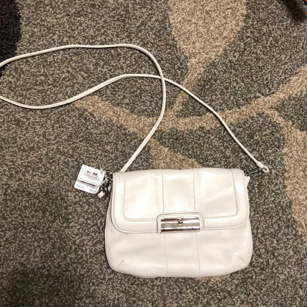 Cream Color Coach Purse
